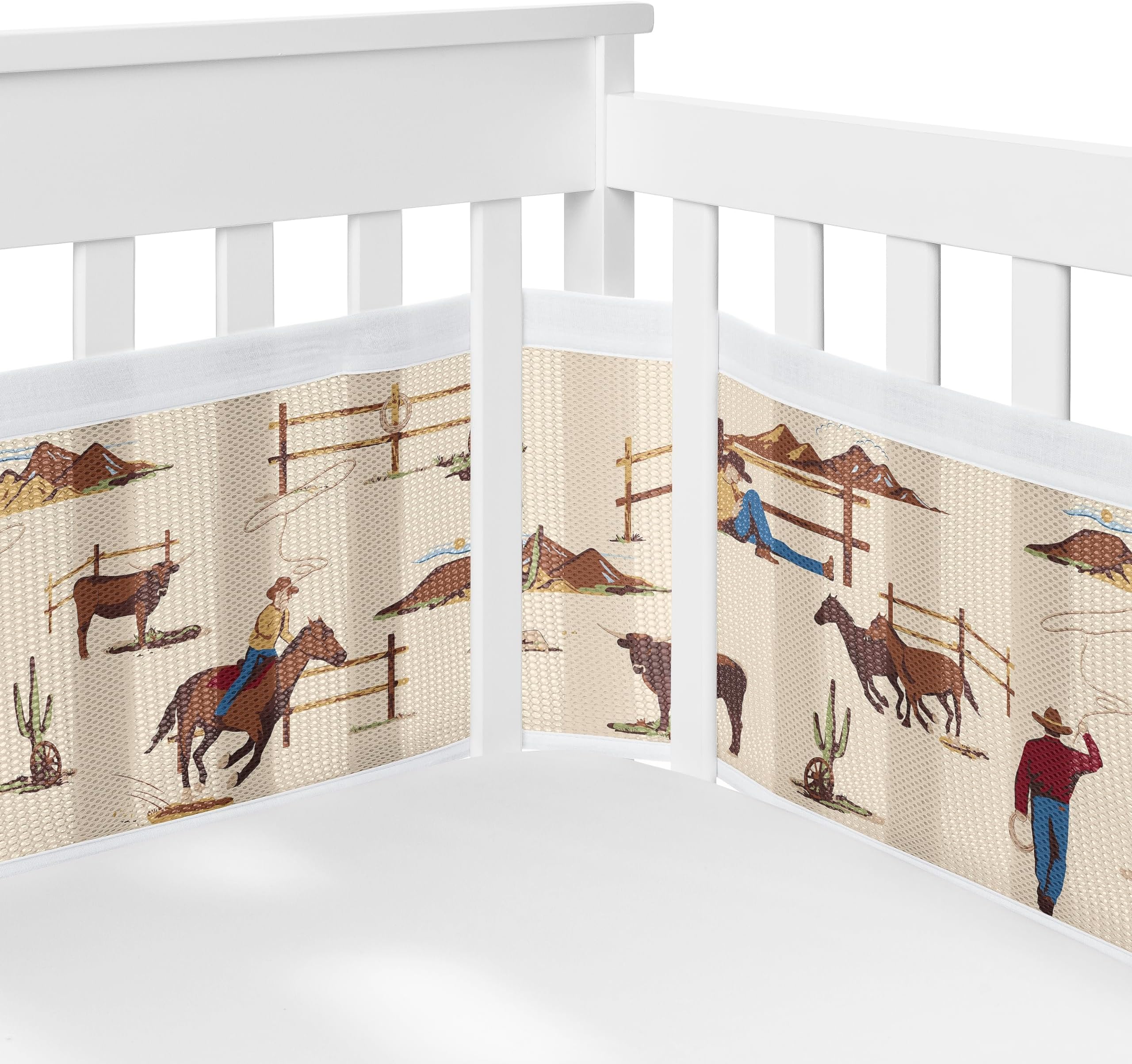 Sweet Jojo Designs + BreathableBaby Tan Brown Western