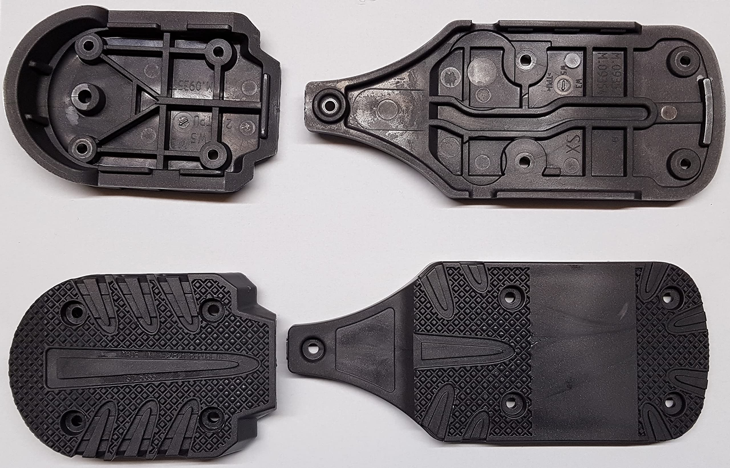HEAD Sohlenplatten Heel Toe Rap Next Edge 3 Set - Skifahren - Schwarz - Erfahrene Skifahrer - Unisex - Ski Binding Plate Set - Sohlenplatten - Ski-Bindungsplatten