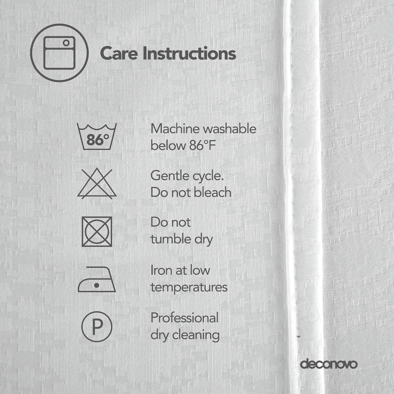 Amazon Crazy 🔥 Deals Deconovo Decorative Jacquard Tablecloth with Diamond Patterns Wrinkle and Water Resistant Spill-Proof Rectangle Tablecloths for Wedding Decoration 60 x 102 inch White