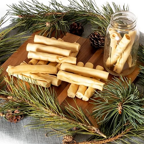 Miniatura 9 de Pet Factory 100% fabricado en Estados Unidos carne de res de 5 pulgadas, rollos de chips masticables para perros, sabor natural, 5 unidades1 paquete