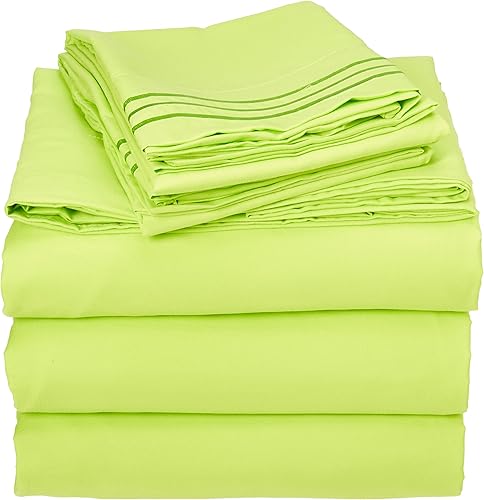 Celine Linen, Funda de Edredón de Microfibra de 1800Hilos Calidad Egipcia, IndividualIndividual XL, Negro