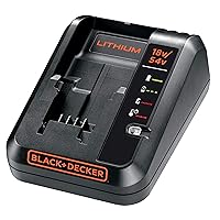 BLACK+DECKER, CARICABATTERIE X BATTERIE AL LITIO 18V - DUAL VOLT 54V
