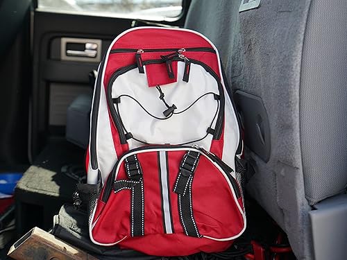 Miniatura 4 de Blue Coolers Family Pack - B72 Pro Series Red Deluxe Kit de supervivencia de 72 horas de emergencia para 1 persona | Incendios forestales,