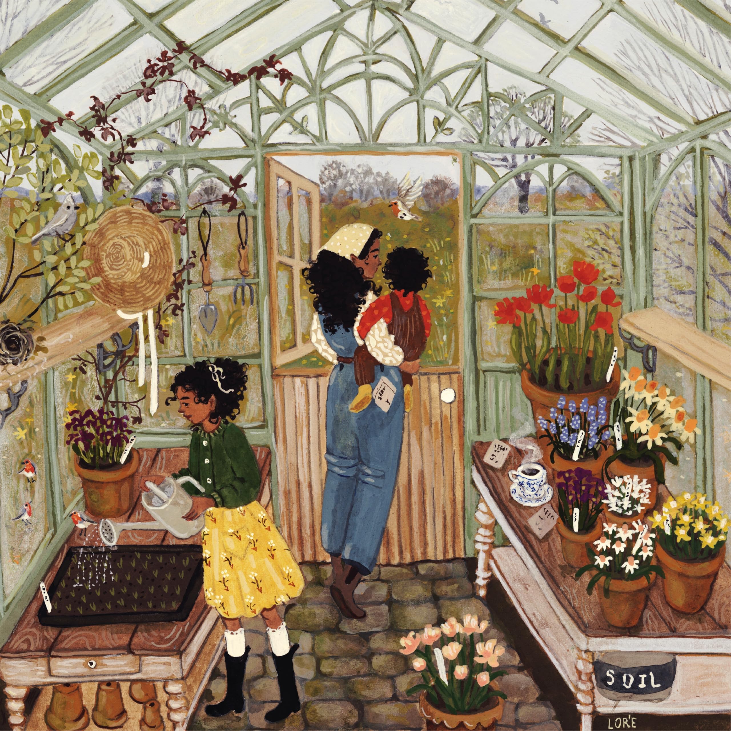 Amazon | New York Puzzle Company - Loré Pemberton Dawn Chorus 