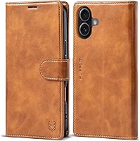 Vista 22 de Funda tipo cartera para iPhone 17 Pro Max con tarjetero de crédito, de piel sintética, con función atril, funda protectora a prueba de golpes