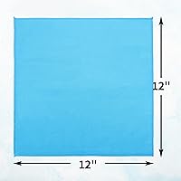 Vista 8 de HOMERHYME Paño de limpieza de microfibra para vidrio, paquete de 12 paños de limpieza de ventanas, paños de pulido reutilizables sin pelusas ni