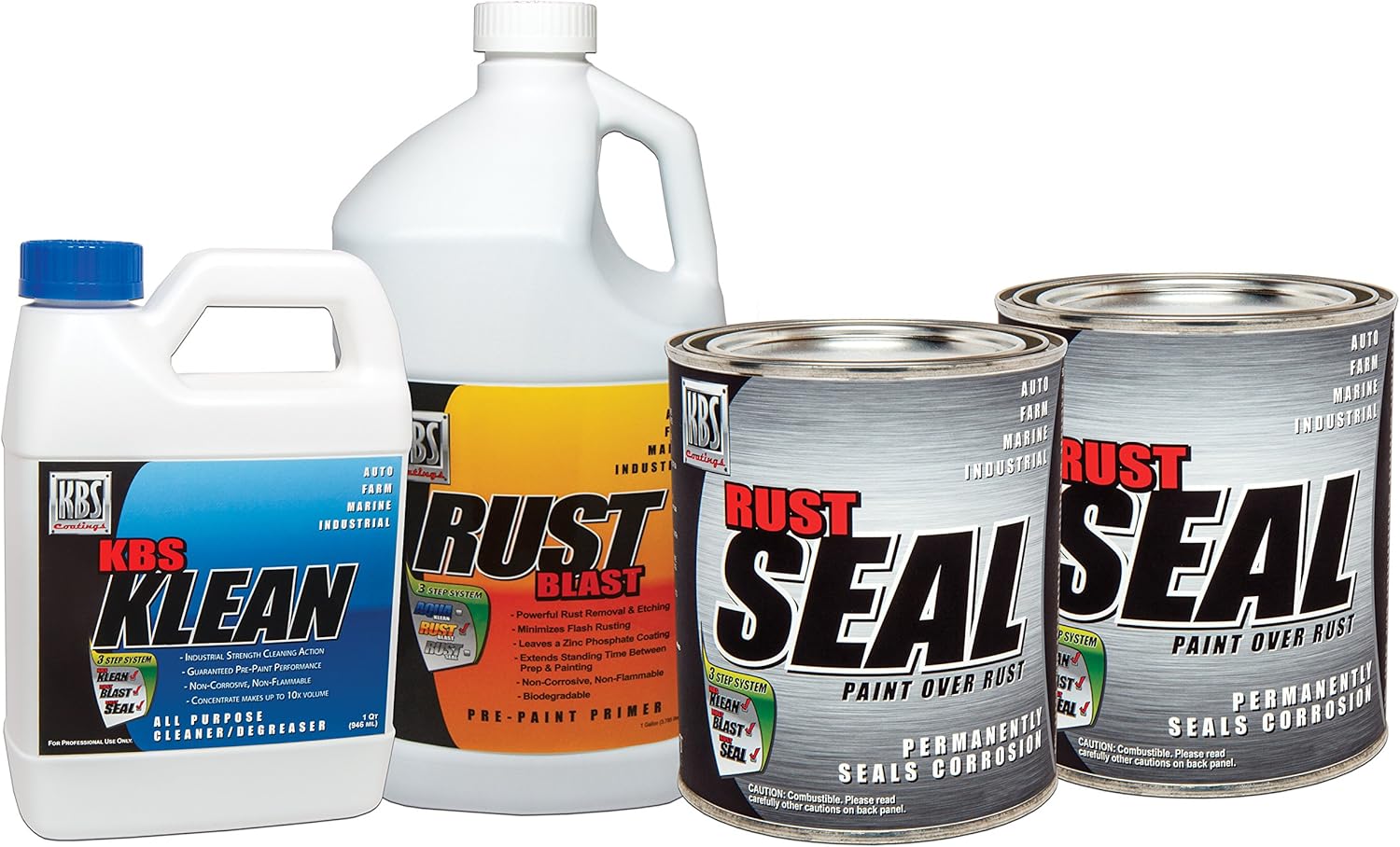 KBS Coatings 5710202 Satin Black Large Frame Coater Kit, Covers 100 sq ft