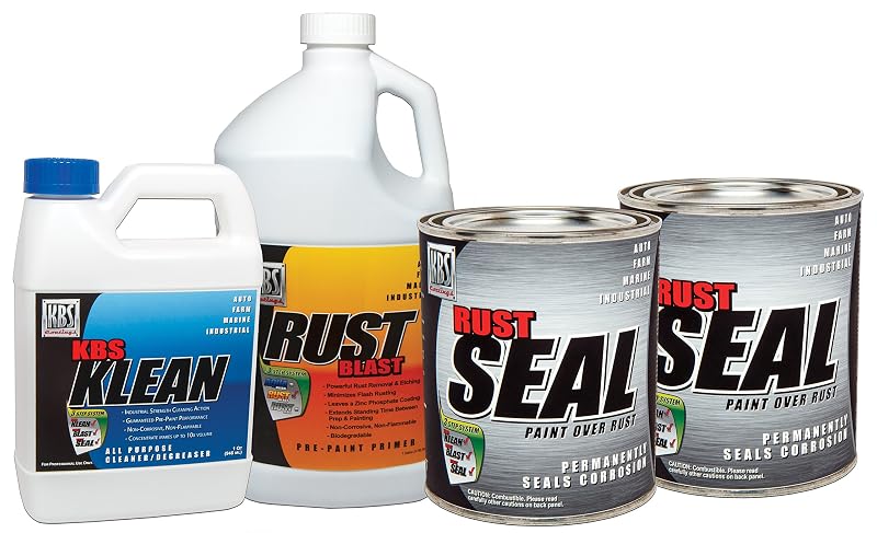 KBS Coatings 5710202 Kit para Tratamento de Chassi Preto Acetinado, cobertura de até 9,3 m²