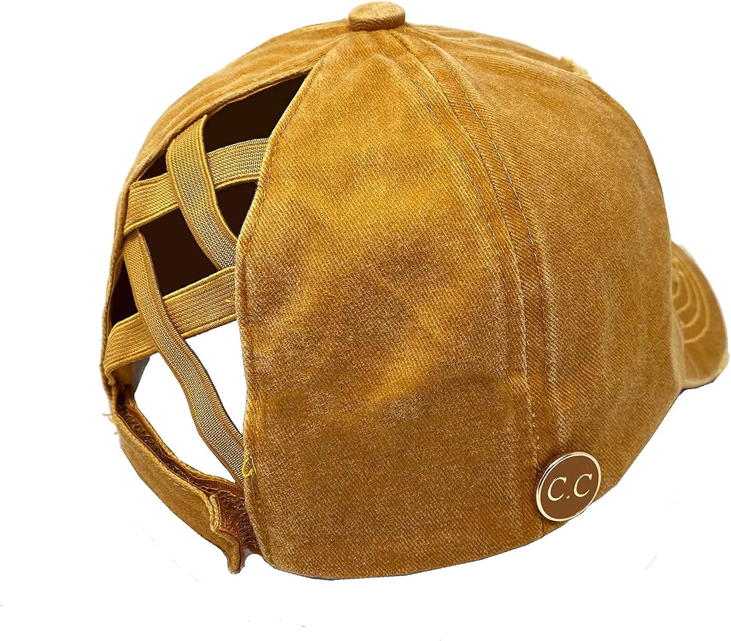 Funky Junque Messy Bun Baseball Cap - Women's Ponytail Hat with Criss Cross Design - Value Packs, Solid Colors, Camo Patterns