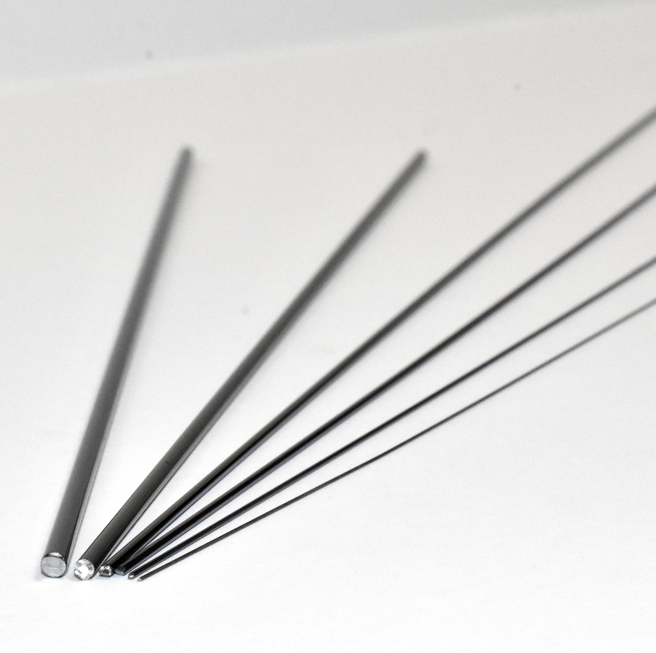 Superelastic Nitinol Wire 6-Pack Sample Pack 0.3-2.0mm (12-28 Gauge) ASTM F2063 SE Wire
