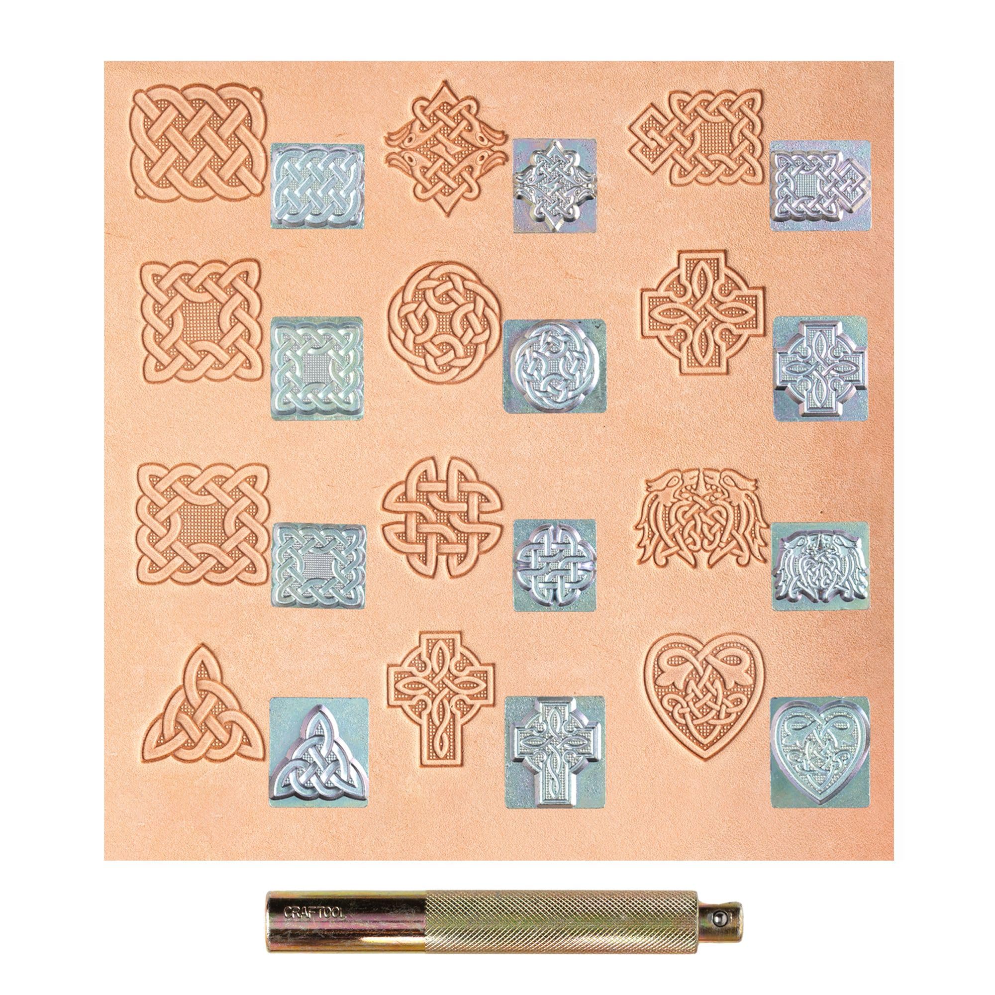Tandy Leather Keltisches Stempel-Set:, Sonstige, Mehrfarbig, 4.13 x 17.24 x 21.68 cm