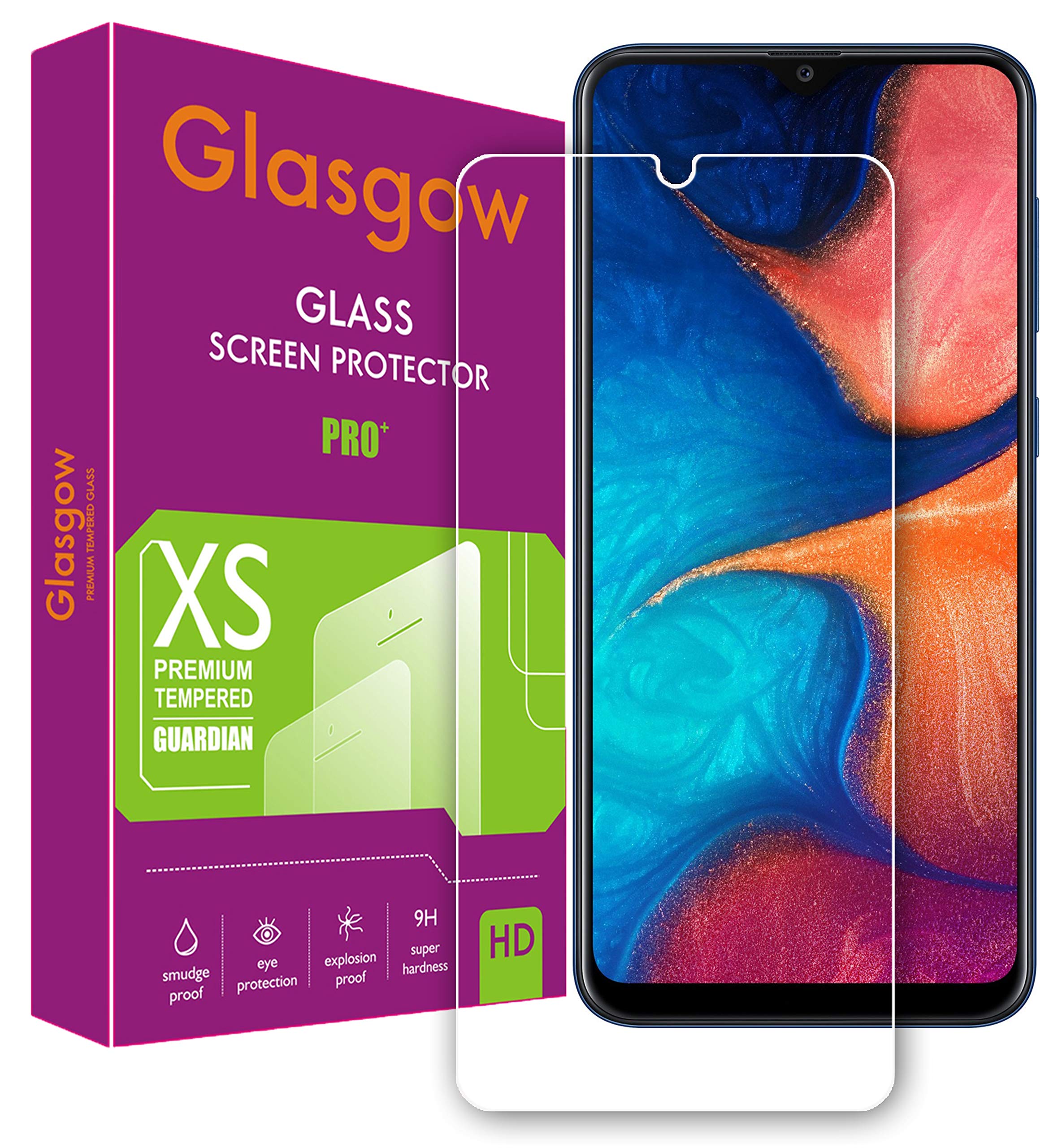 Glasgow 9H+ High Definition [HD] Tempered Glass for Samsung Galaxy M12 Screen Protection Premium Product [Curved Edges] [Gorilla] (B08Y6TWK11) Amazon Price History, Amazon Price Tracker