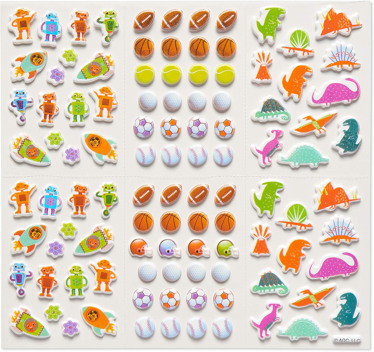 American Greetings Kids Sticker Sheets, Mini Icons (240-Count)
