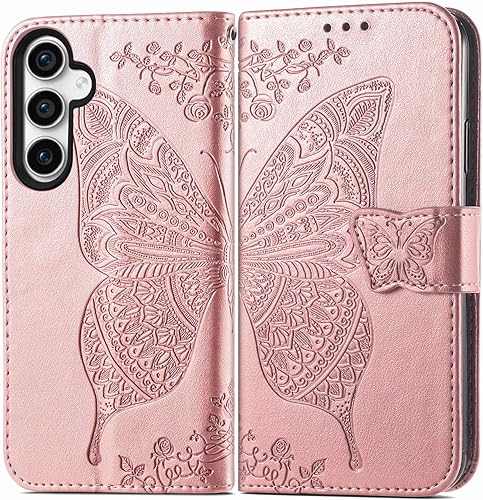 Miniatura 4 de Funda protectora de piel sintética para Samsung Galaxy S23 FE, funda protectora de piel sintética para Samsung Galaxy S23 FE con ranuras para