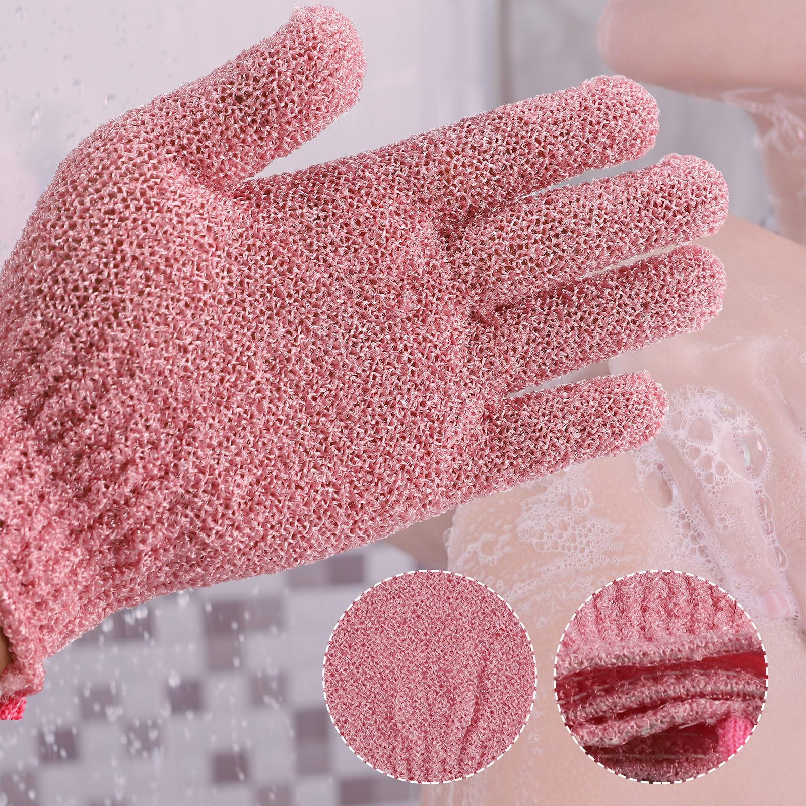 8 PCS Exfoliating Gloves - Image 4