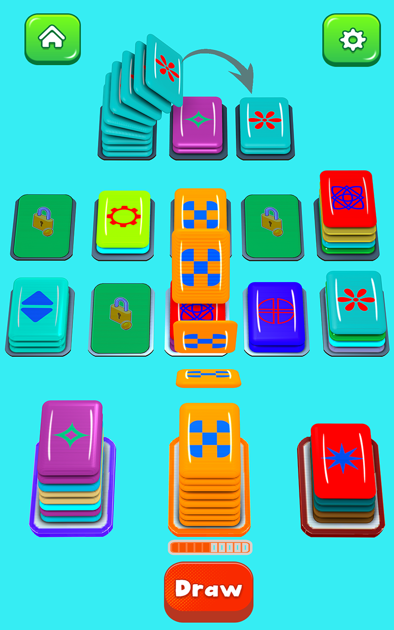 Card Shuffle Sort Games Color Sorting 3D App on the Amazon Appstore