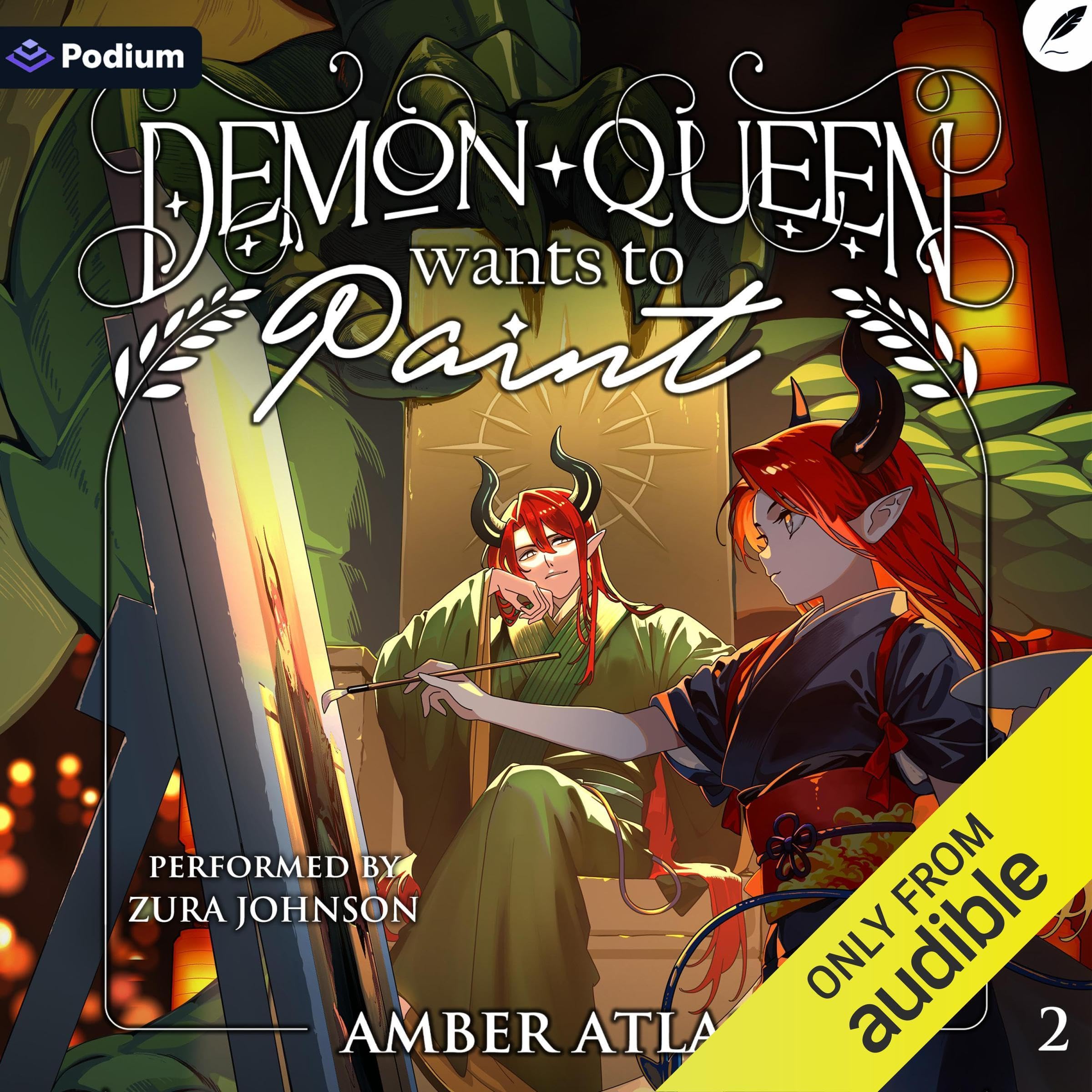 Cover art for Demon Queen Wants to Paint 2: A Cozy Isekai Fantasy