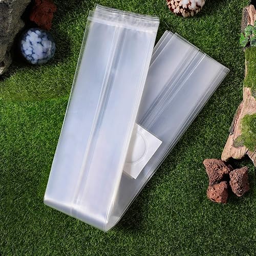 Miniatura 2 de 20 bolsas de cultivo de hongos | 19.8 pulgadas de largo x 3 (anchas), bolsas de desove sellables para cultivo de hongos de sustrato