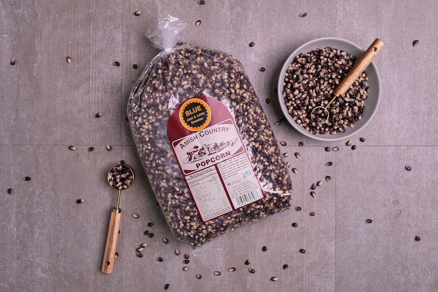 ish Country corn | 6 lb Bag | Blue corn Kernels | Old Fashed,