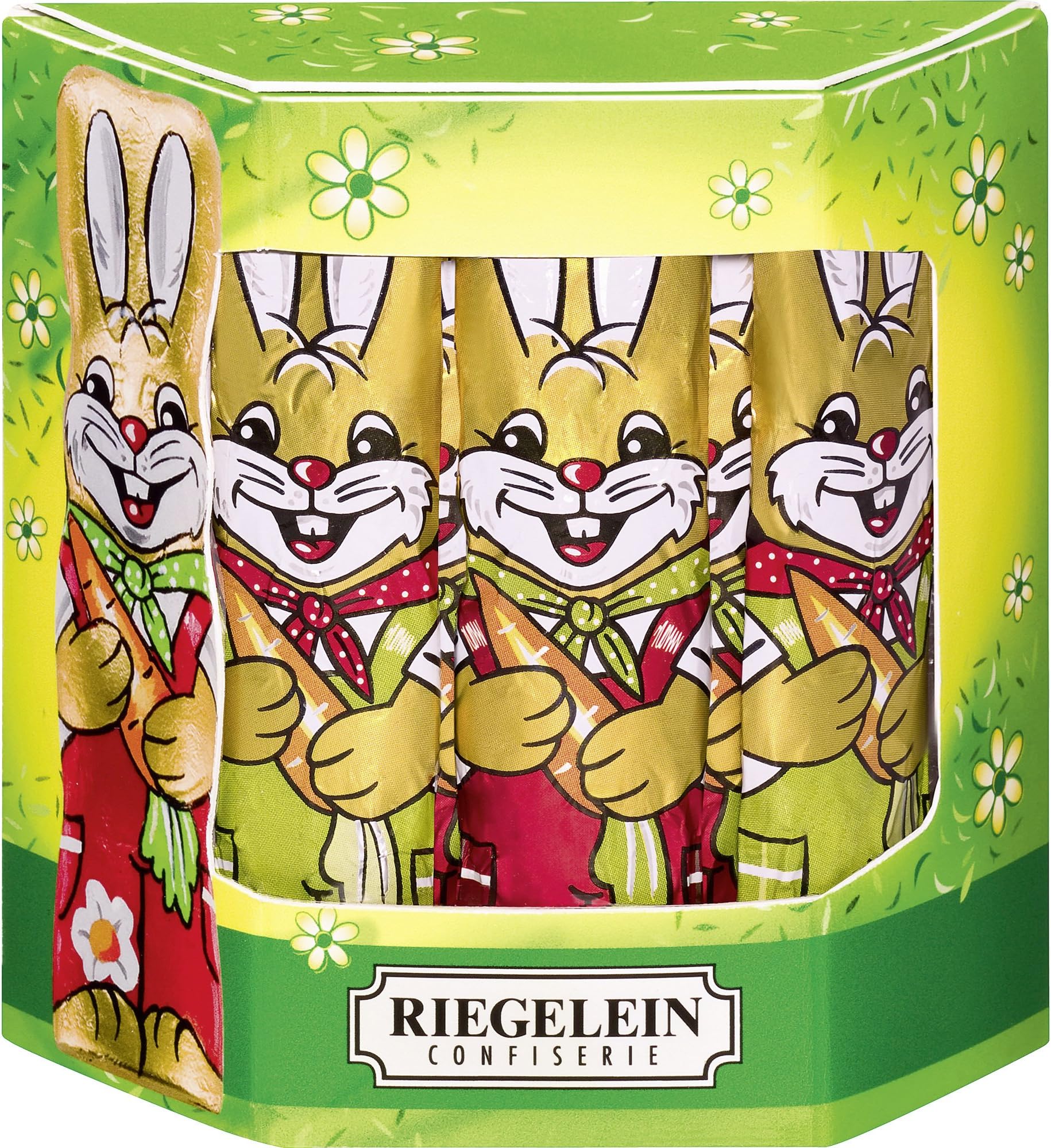 Solid Chocolate Foiled Bunnies Giftpack, 125 GR