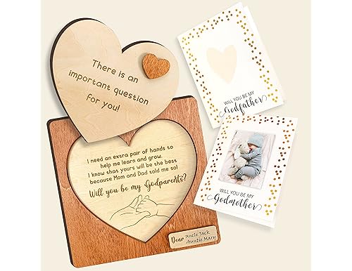 ¿Quieres ser mi Padrino/Madrina de Bautizo? - Propuesta y Regalo Original