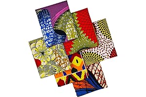 Vibrant African Print Fat Quarters for Crafting Delights
