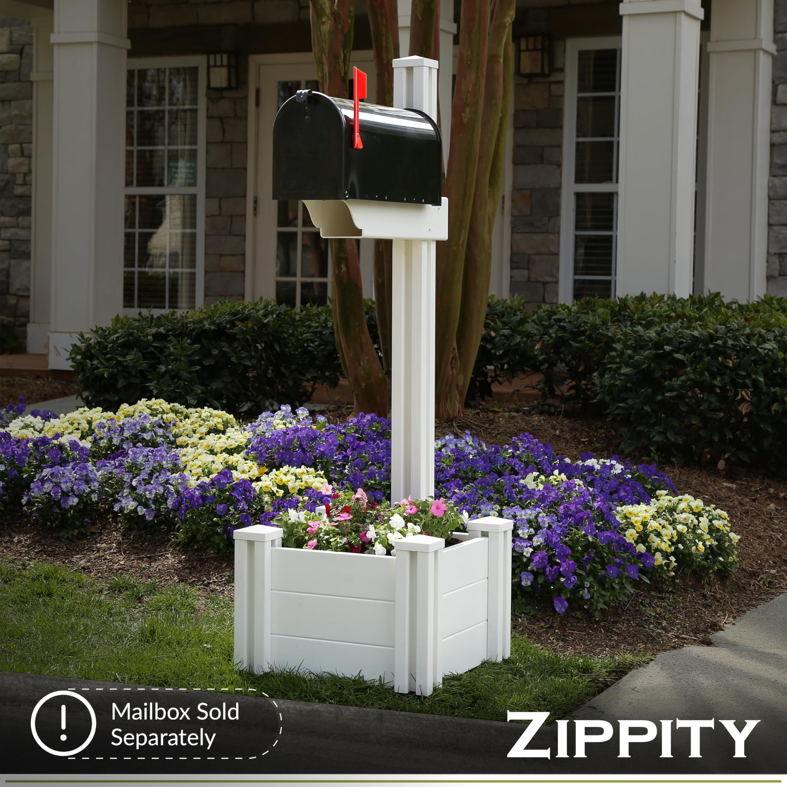 Amazon.com : 4.5ft H (1 Post w/Planter) No Dig Zippity Majestic