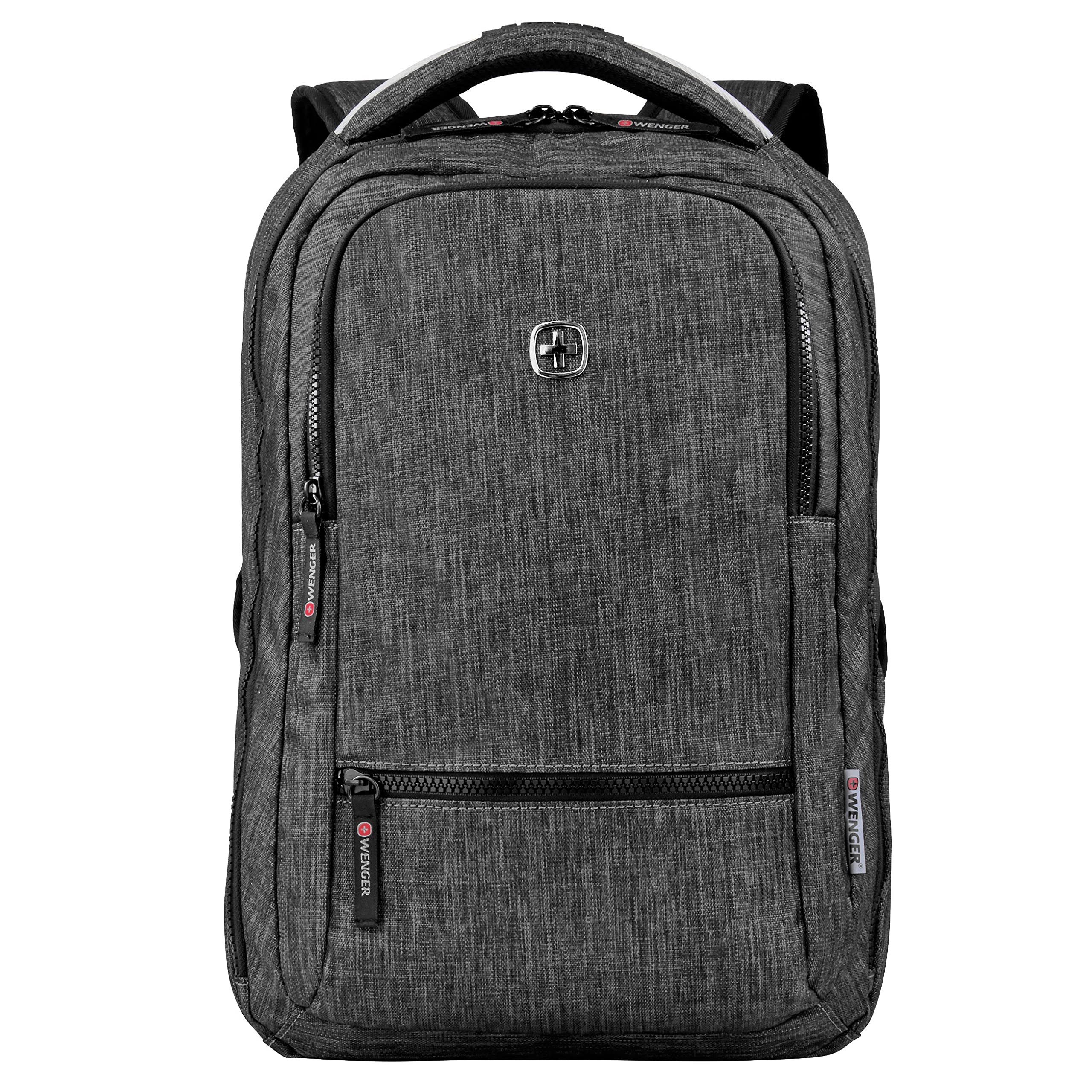 WENGER Rotor Slim 14 l Polyester 14'' Laptop Backpack with Tablet Pocket (605023), Charcoal, S