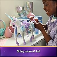 Vista 4 de Unicorn Academy, Glaciar Power of Friendship con silla de montar y brida translúcidos, 11 pulgadas, muñecas y juguetes de unicornio, regalos
