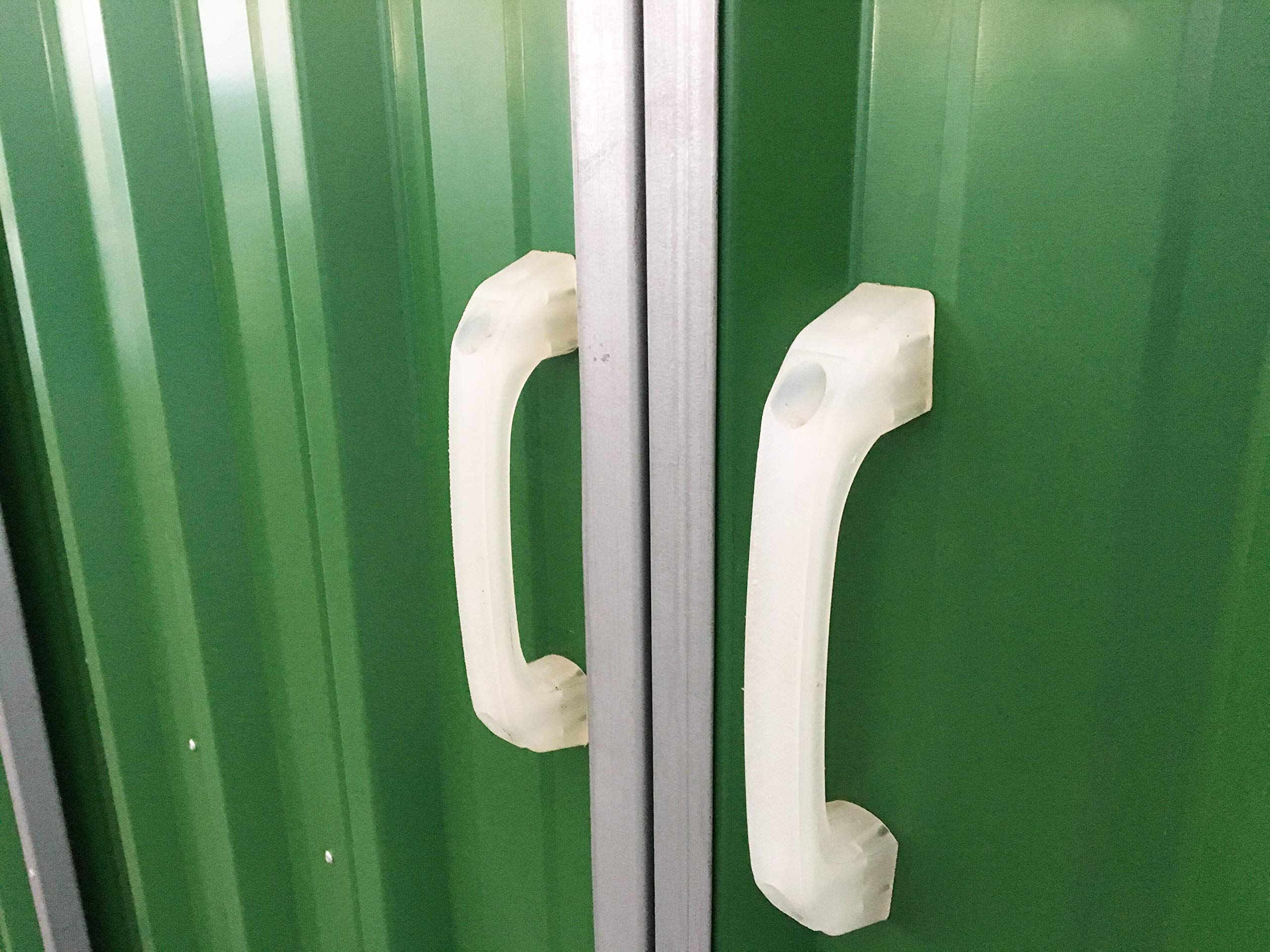 Casetta Garage da Giardino Porta Utensili Box in LAMIERA ZINCATA 0,27 mm Verniciata di Verde con Porte scorrevoli (S L187 x P131 x H194)