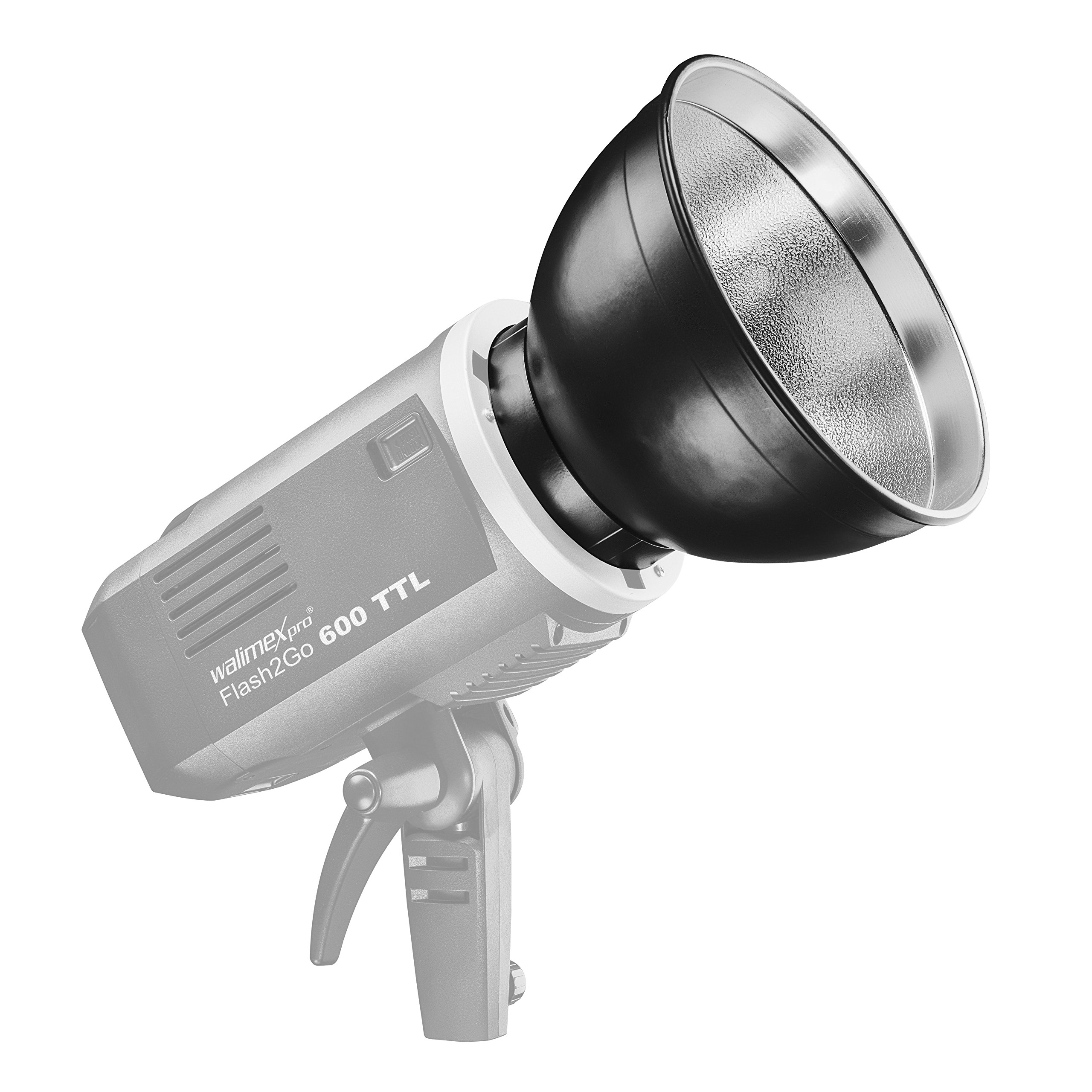 Walimex pro Standardreflektor Flash2Go für Akku Studioblitz Flash2Go 600 TTL