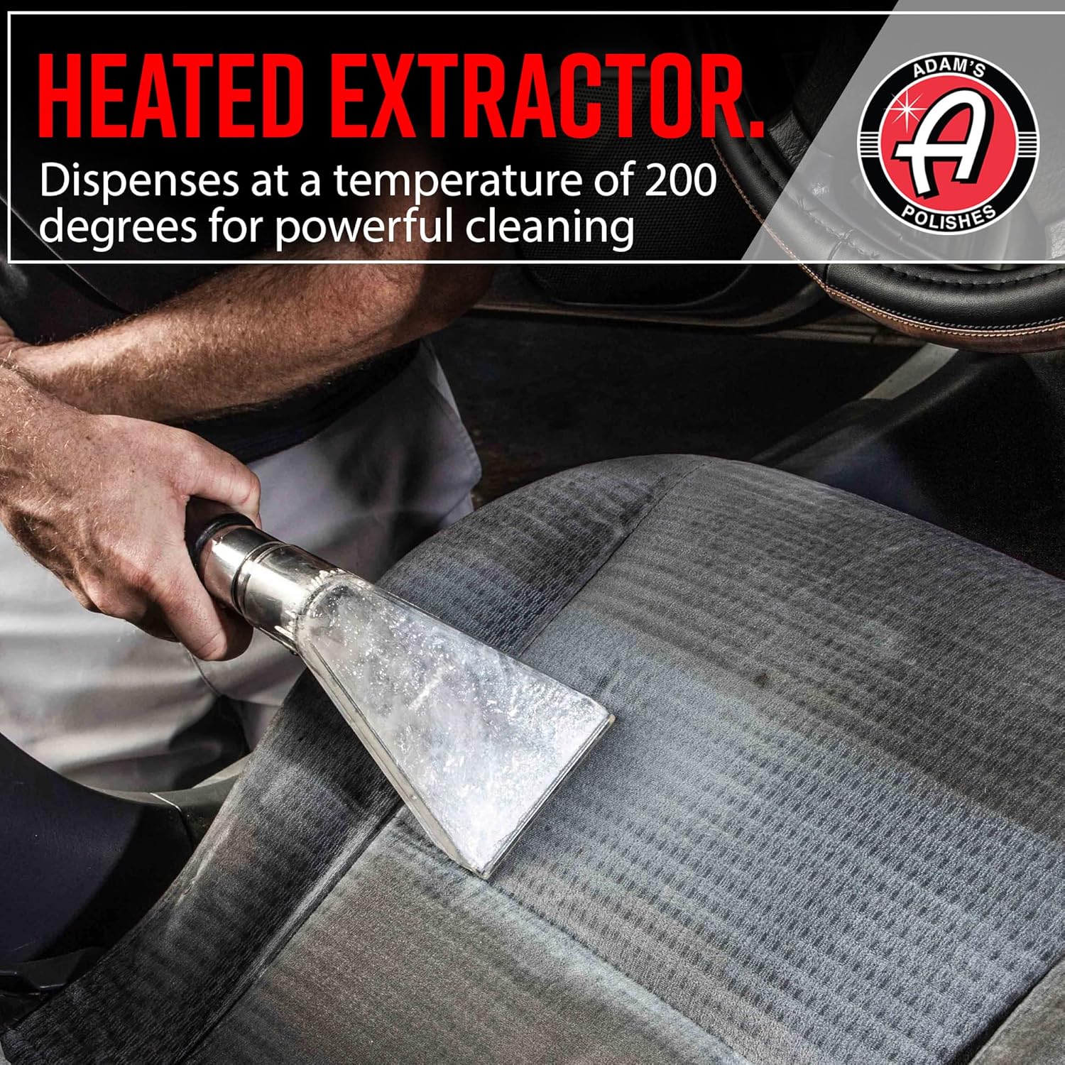 Adam's Polishes Heated Carpet Extractor & Extractor Shampoo Bundle