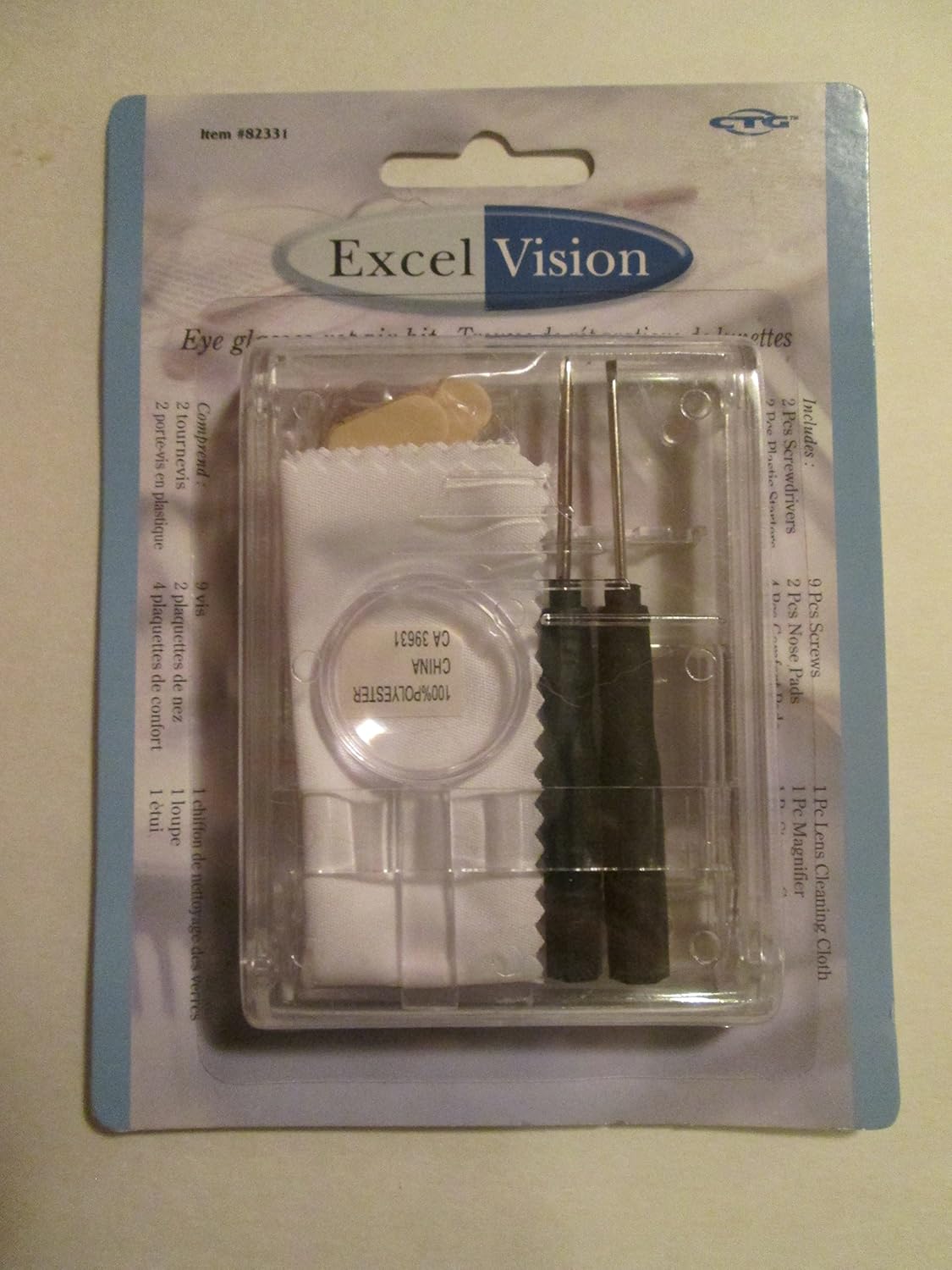 Excel Vision Eyeglass Repair Kit Amazon.ca Health & Personal Care