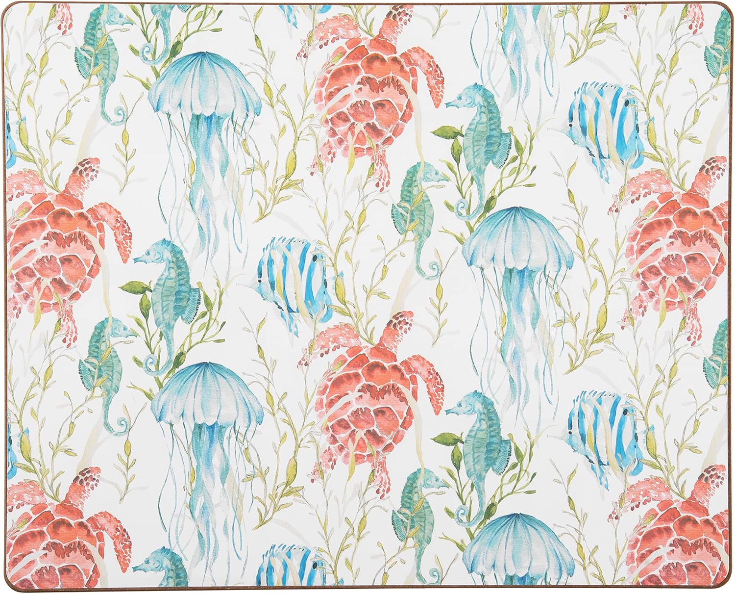 C&F Home Paradise Sound Placemat Set Of 6 Rectangle Coastal