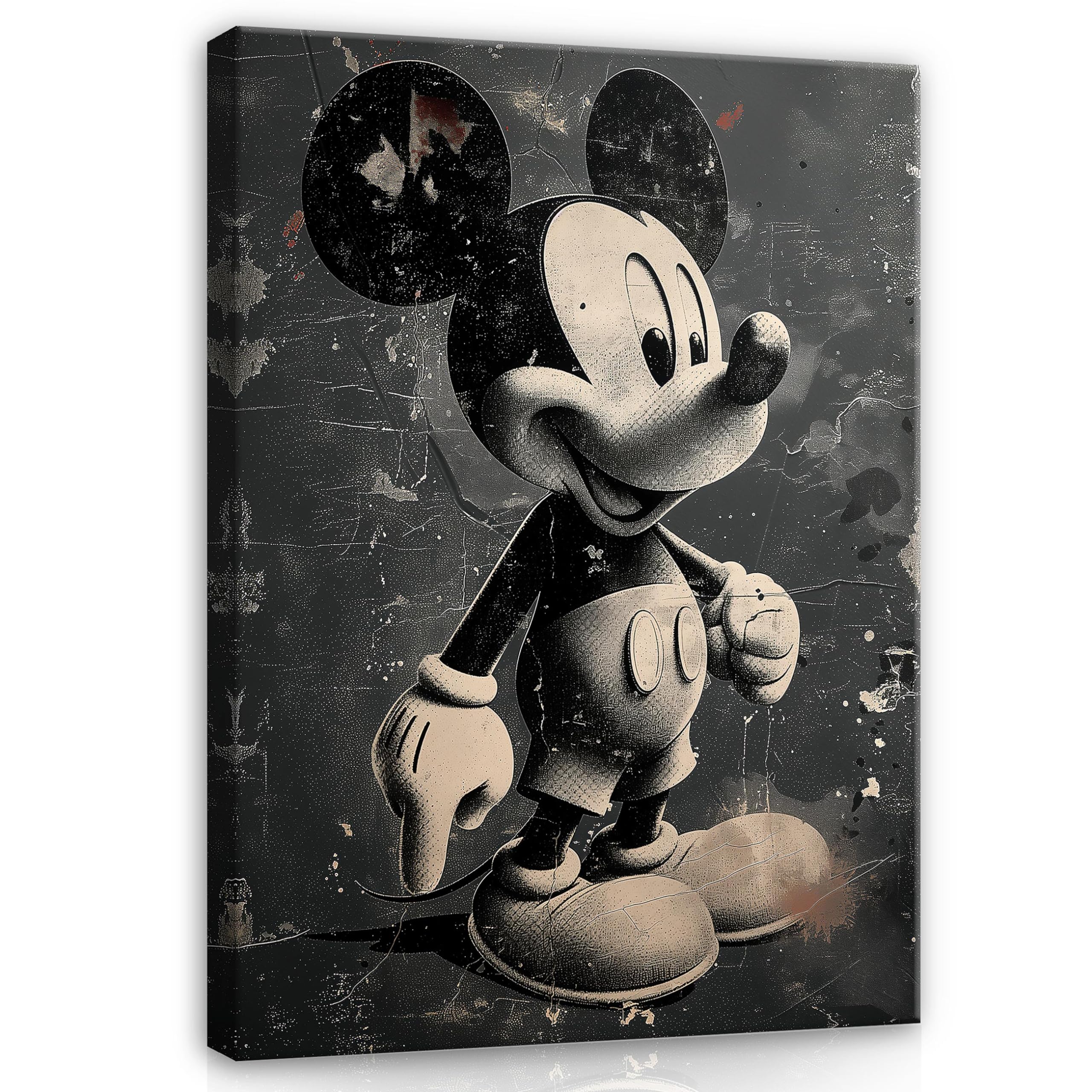 Stampa Su Tela Controller Gaming WTD - 40x40 Cm, Bianco E Nero - Foto 5