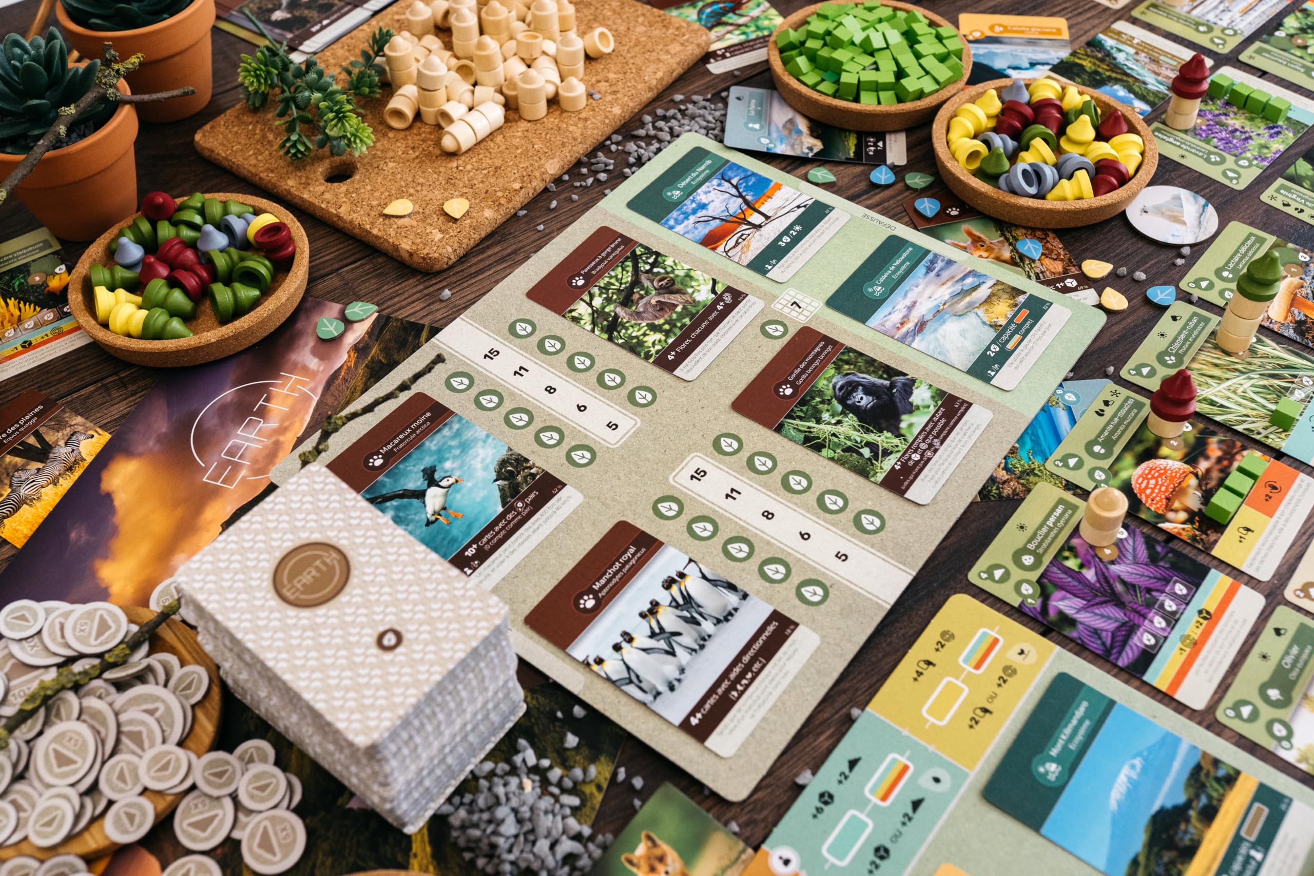 Lucky Duck Games - Ziemia | Wersja francuska | Gra planszowa | Gra planszowa | Od 14 lat | 1 do 5 graczy | 45-90 minut