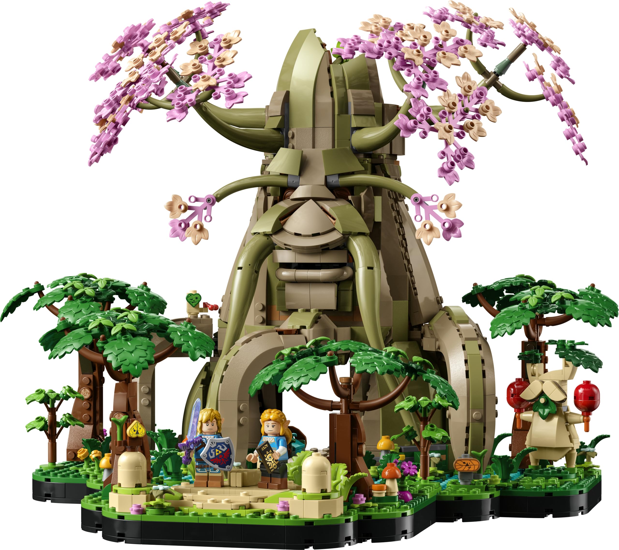 LEGO The Legend of Zelda Grande Albero Deku 2-in-1 - Set da Esposizione e da Collezione con la Principessa Zelda e 3 Minifigure di Link - Costruzioni per Adulti - Idea Regalo Fan de Videogiochi 77092