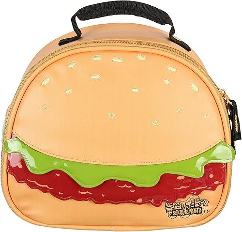 Miniatura 3 de INTIMO Nickelodeon Bob Esponja Krabby Patty - Lonchera con compartimento único