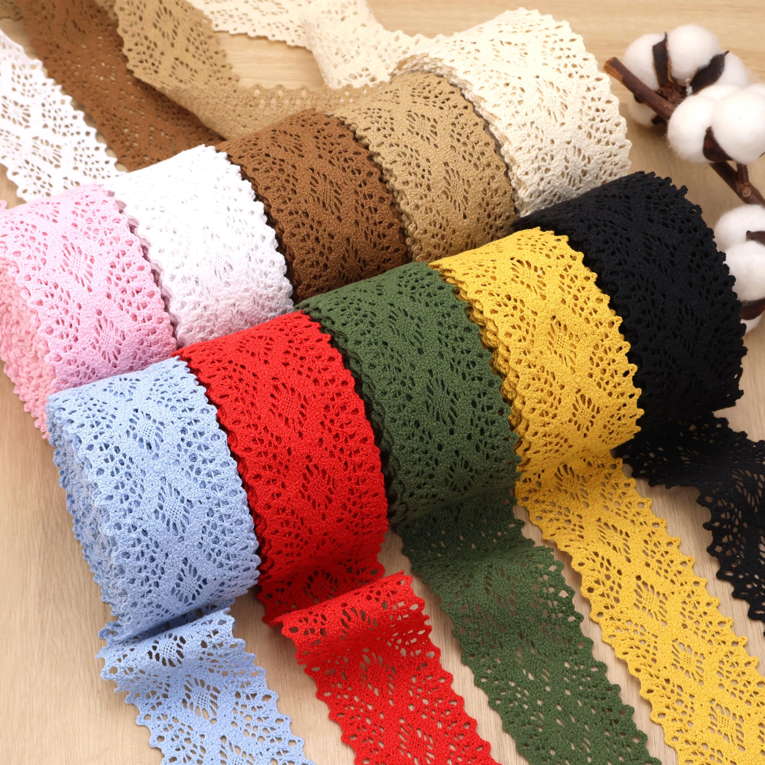 Amazon.com: GXTIZAS Lace Trim Cotton Lace Trim Eyelet Lace Ribbon