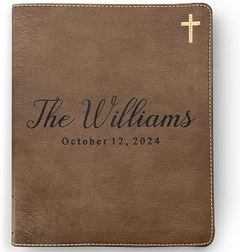 Personalized Family Bible, Custom NIV Family Journaling Bible, Engraved Bible Wedding Bible Christian Gifts Family Bible for Wedding