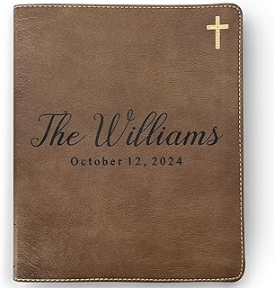 Personalized Family Bible, Custom NIV Family Journaling Bible, Engraved Bible Wedding Bible Christian Gifts Family Bible for Wedding