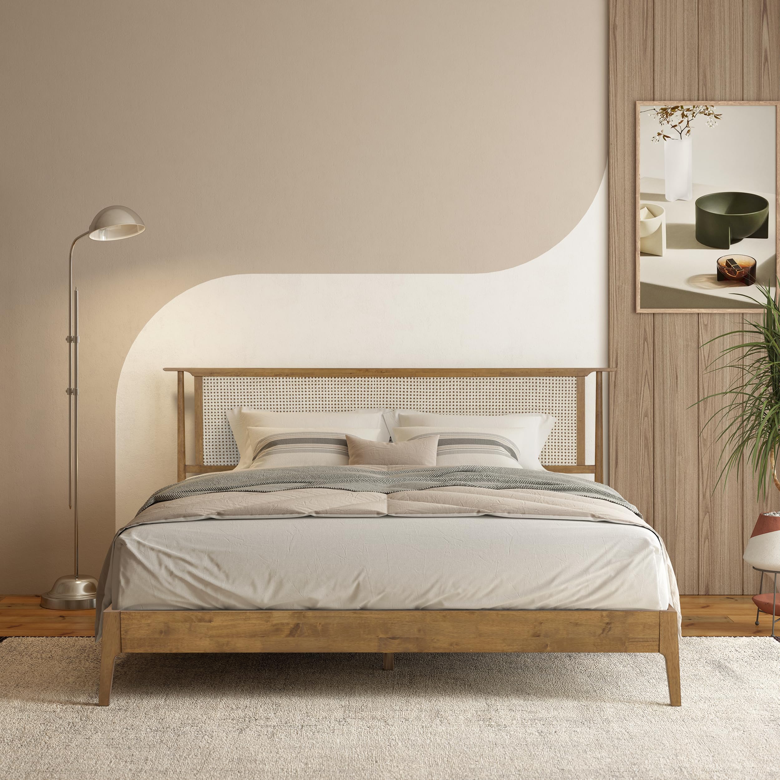 NTC Ruby Wooden Bed Frame King