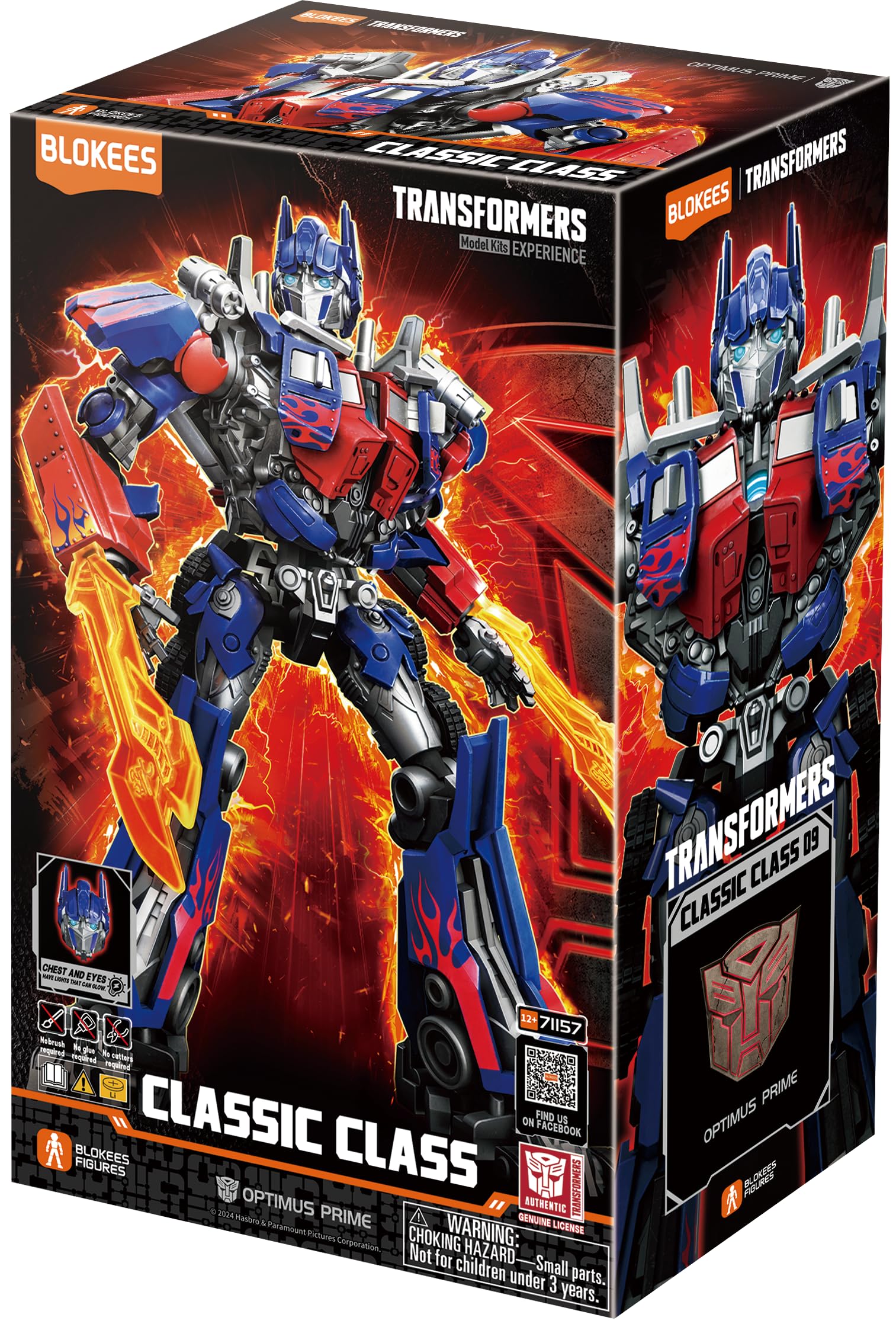 Transformers Classic Class | Optimus Prime 2007 Movie Version | Model Kit for Ages 12+ |…
