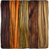 Vista 9 de Tencel Merino superfino teñido a mano para hilar y fieltro. 5 onzas, neblina púrpura