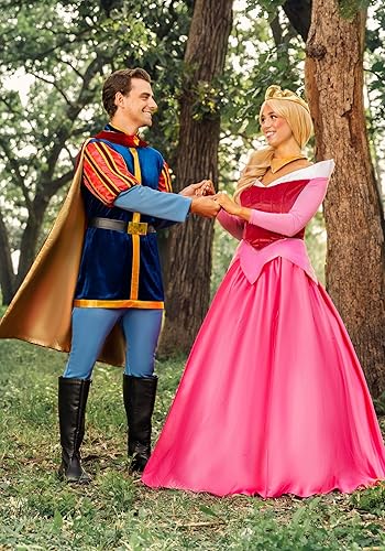 Miniatura 5 de Disfraz de princesa Aurora de Disney, vestido rosa y corona, disfraz de Halloween para mujer