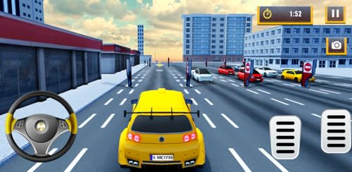 Taxi Driving 3D: Traffic Drive Simulator Top Stunt Game