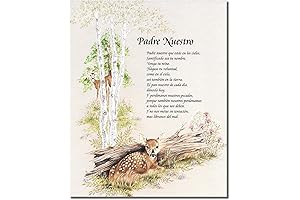 Padre Nuestro Spanish Poem Wall Picture 8x10 Art Print