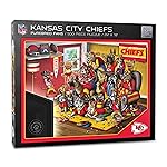 YouTheFan NFL Kansas City Chiefs Purebred Fans 500pc Puzzle - A Real Nailbiter, Team Colors