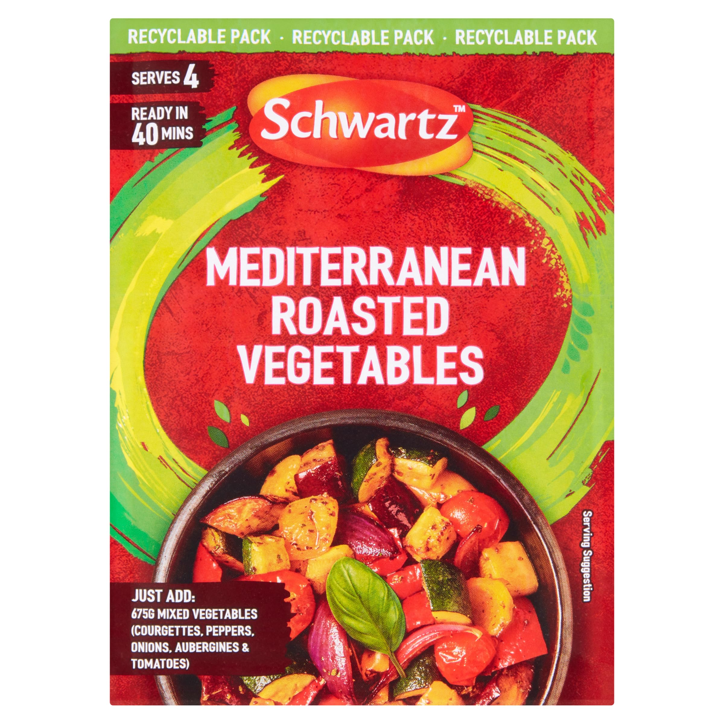Schwartz Mediterranean Roasted Vegetables, 30g