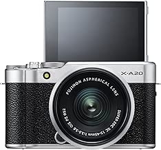 Fujifilm X-A20 Mirrorless Digital Camera Silver with Fujinon XC15-45mm Optical Image Stabilisation Power Zoom Lens Kit Fujifilm X-A20 Mirrorless Digital Camera Silver with Fujinon XC15-45mm Optical Image Stabilisation Power Zoom Lens Kit